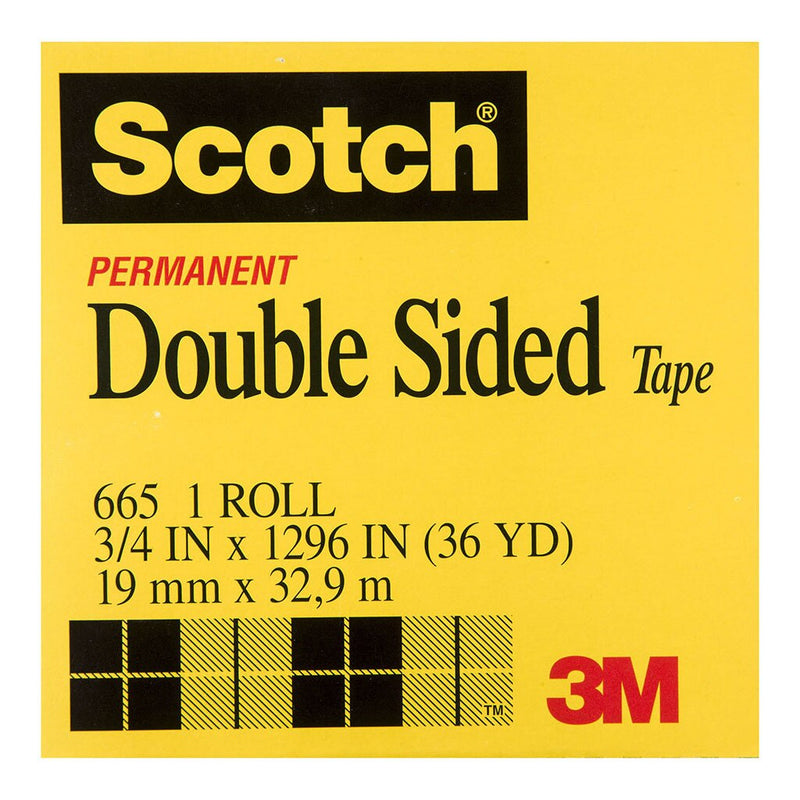 scotch double sided tape 665