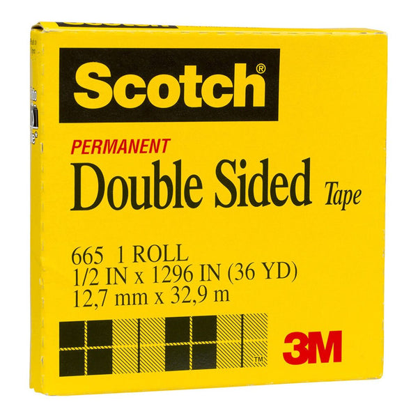 scotch double sided tape 665#size_12.7MMX33M
