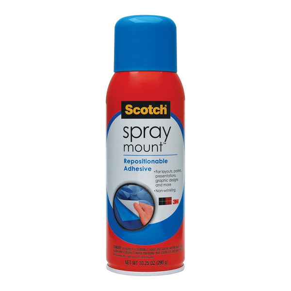 scotch spray mount repositionable adhesive 6065 290g