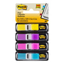 post-it flag 683-4ab mini bright assorted colour 12x43mm 35/disp, 4 disp/pack