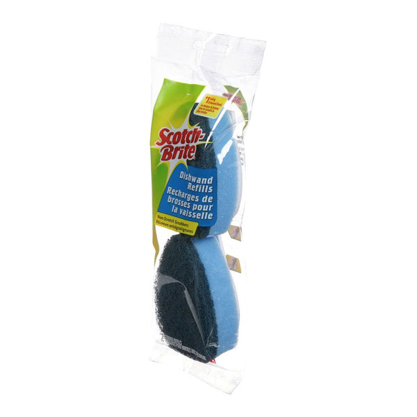 scotch-brite no scratch multi purpose dishwand refill pack of 2