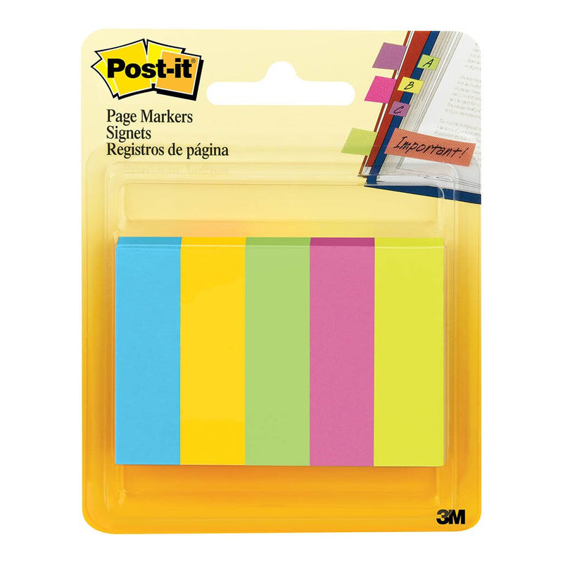 post-it page markers 670-5au jaipur 13x50mm pack of 5