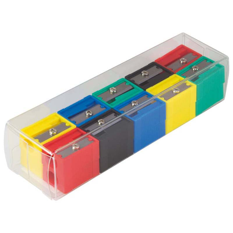 milan pencil sharpener plastic single hole ASSORTED colour