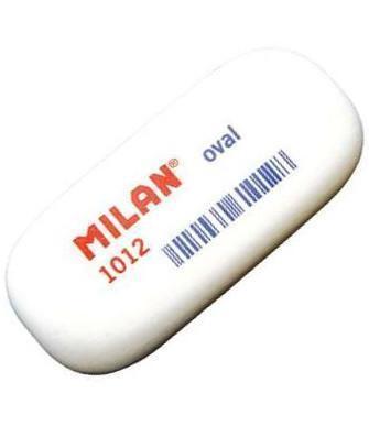 milan erasers 1012 synthetic rubber oval