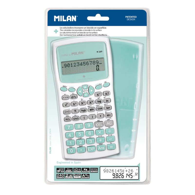 Milan M240 Antibacterial Scientific Calculator