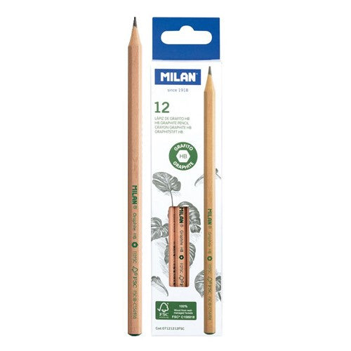 Milan HB Pencil Hexagonal Pack of 12 