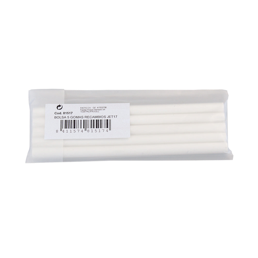 Milan Replacement Erasers For Jet Eraser 5 Pack