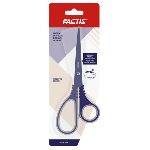 Factis Scissors 170MM Blue Handle