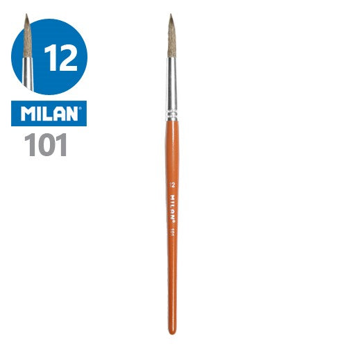 Milan School Brush 101 Series Round