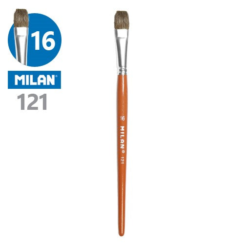 Milan School Brush 121 Series Flat