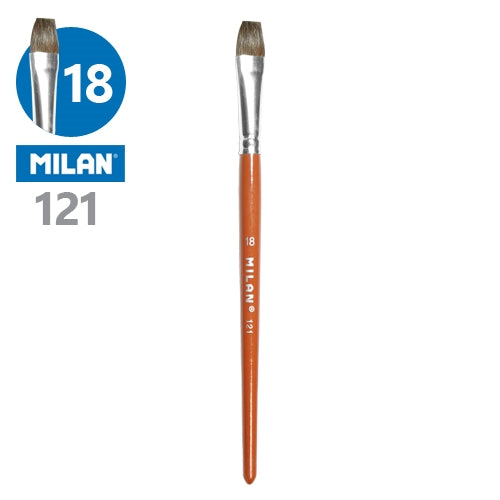 Milan School Brush 121 Series Flat