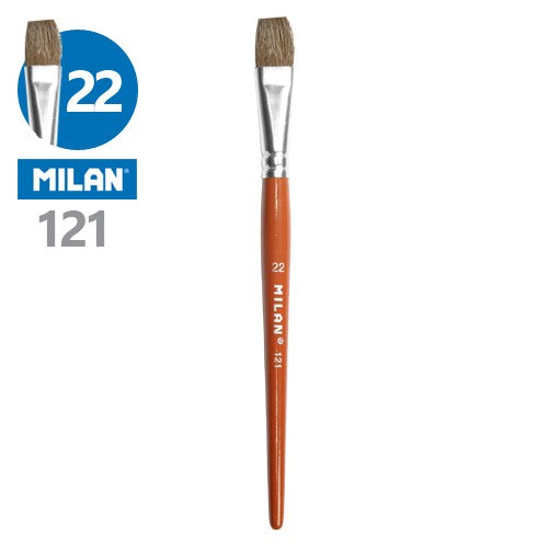 Milan School Brush 121 Series Flat