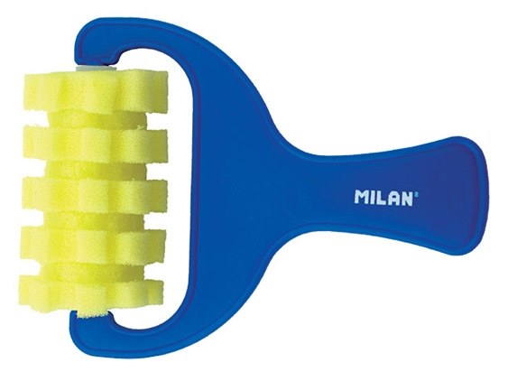 Milan Sponge Art Brush 1311 Series Toothed 70mm