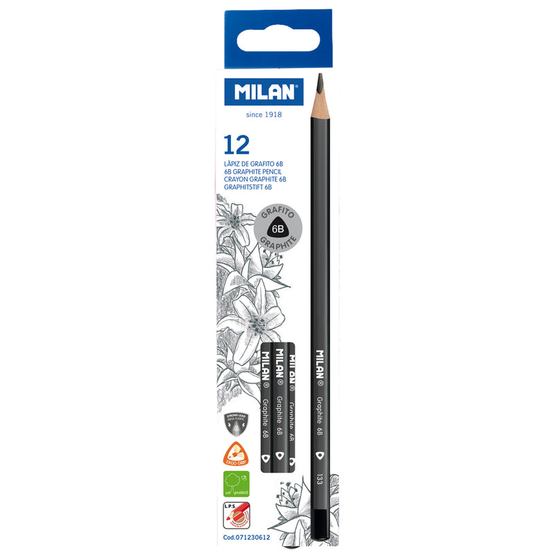 Milan Graphite Pencils Pack of 12