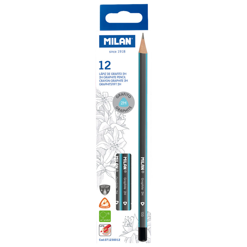 Milan Graphite Pencils Pack of 12