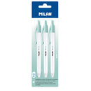 Milan Anti-Bacterial P1+ Ball Point Pen Pack of 3