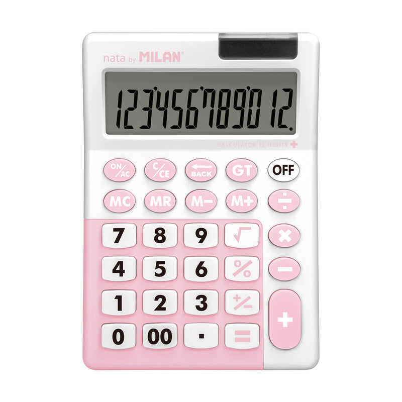 Milan Antibacterial 12 Digit Desk Calculator