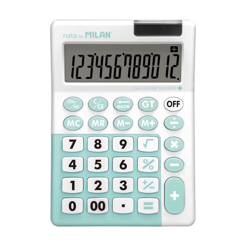 Milan Antibacterial 12 Digit Desk Calculator