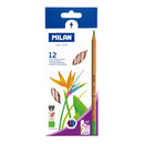 Milan Thick Lead Coloured Pencils Pack of 12