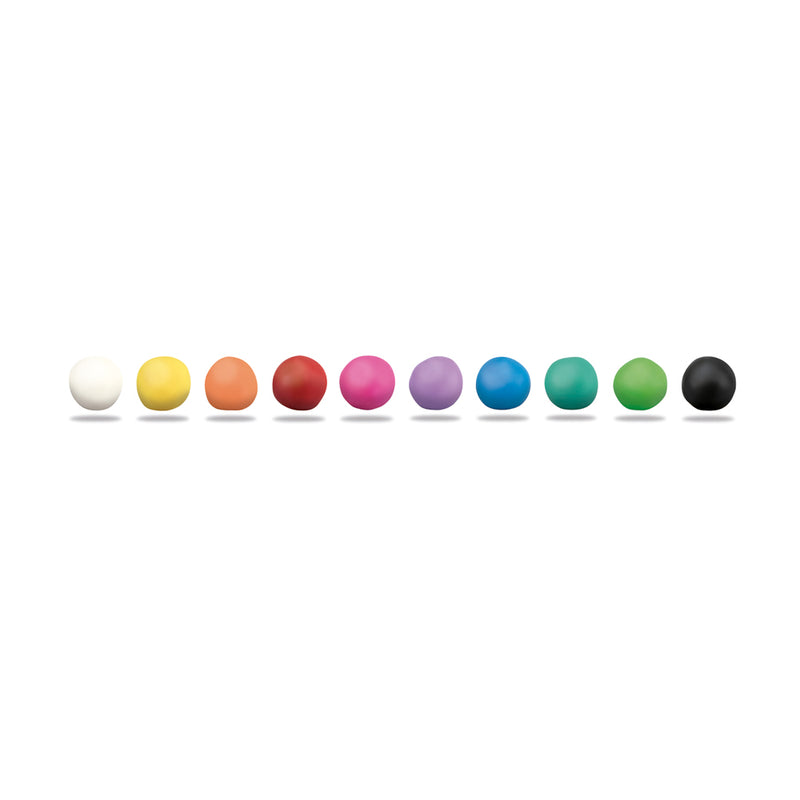Milan Soft Dough Basic Colours Assorted - Pack of 10