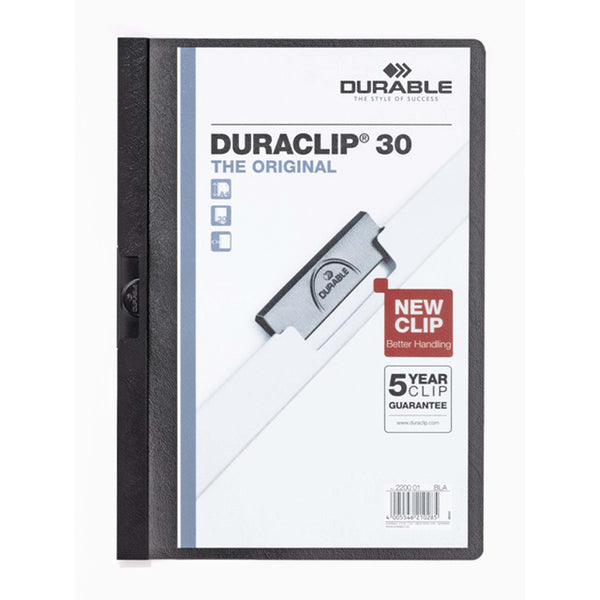 durable duraclip document file a4 30 sheet#Colour_BLACK