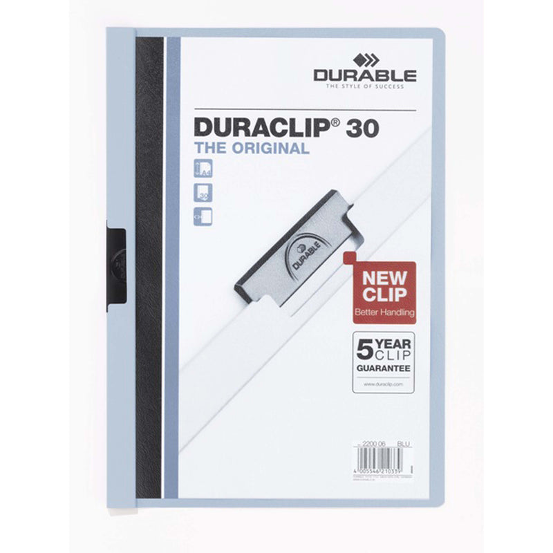 durable duraclip document file a4 30 sheet