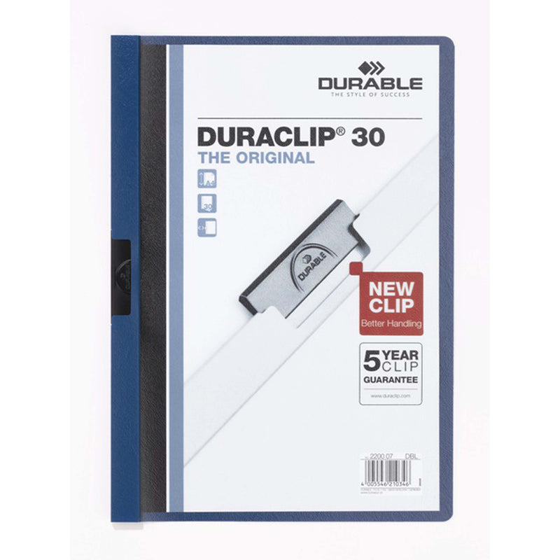 durable duraclip document file a4 30 sheet