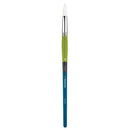 Princeton Snap! Series 9800 Art Brush Long Handle White Synthetic Taklon Round