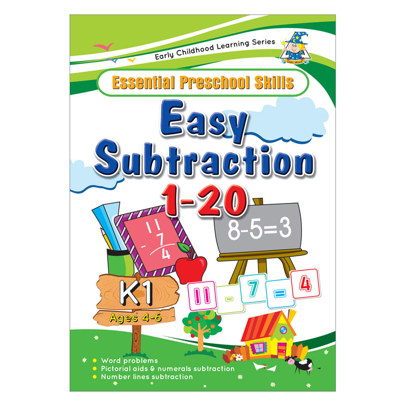Greenhill Activity Book 4-6 Year Easy Subtraction