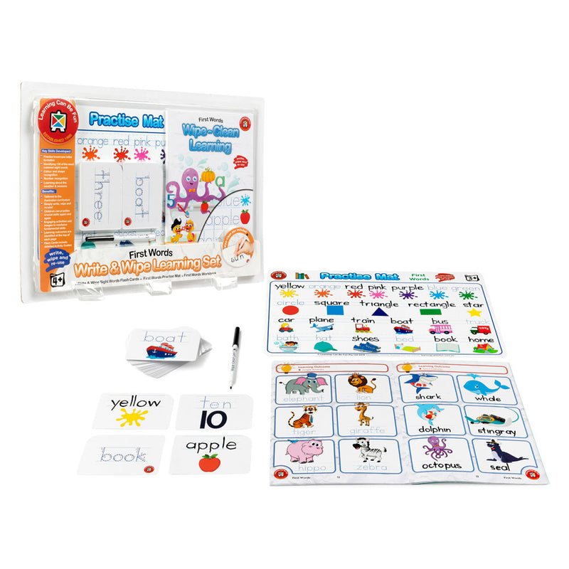 Learning Can Be Fun Write & Wipe Learning Set First Words