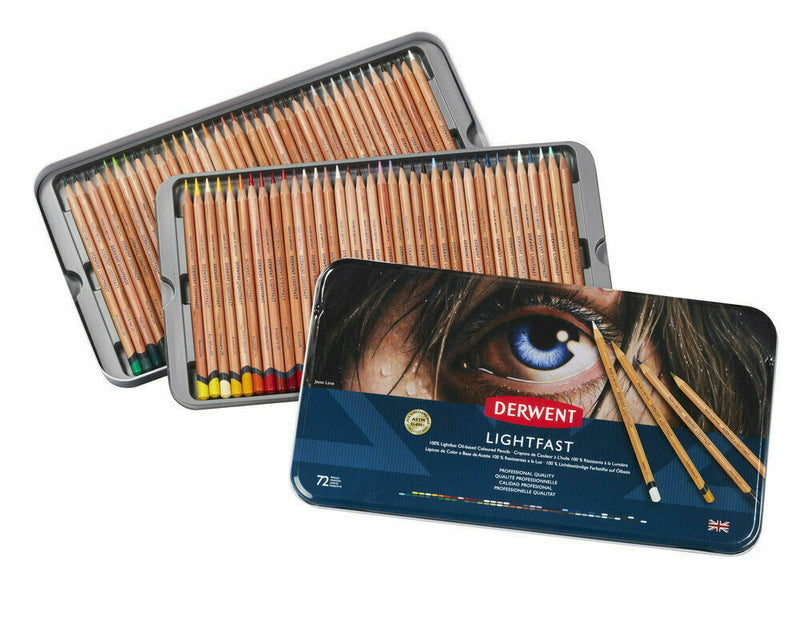 Derwent Lightfast Pencil Tin of 72