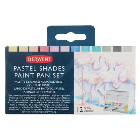 Derwent Pastel Shades 12 Paint Pan Set