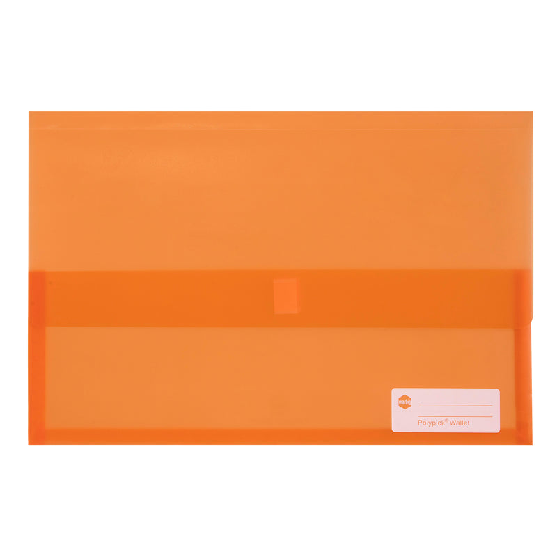 marbig® polypick foolscap document wallet