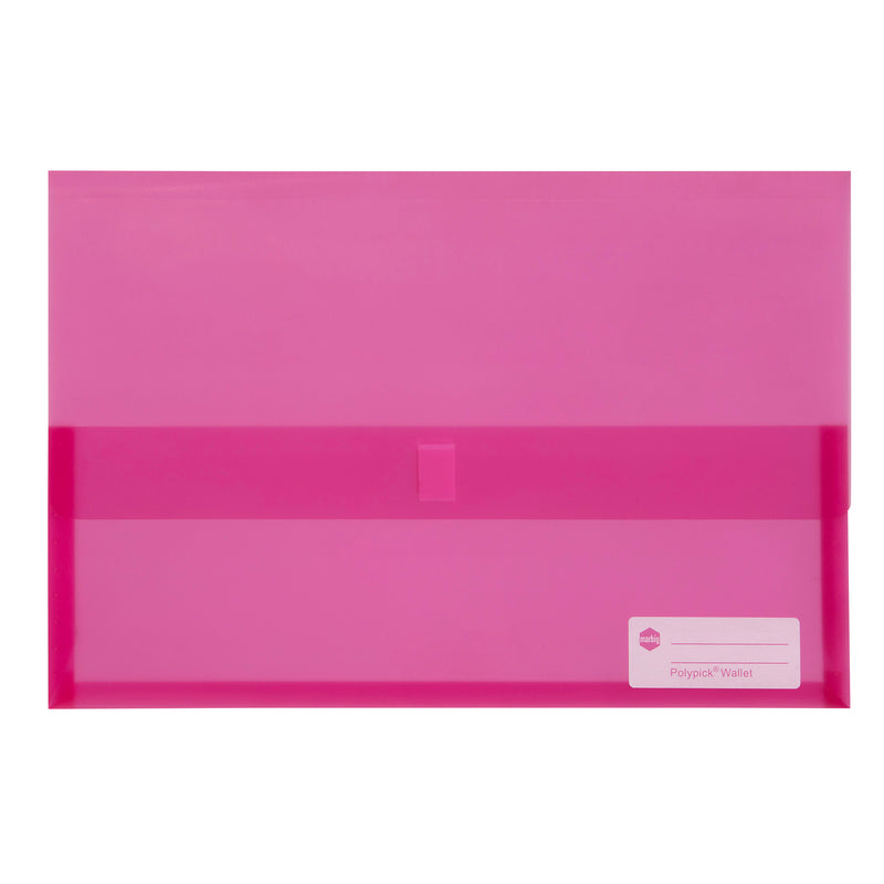 marbig® polypick foolscap document wallet