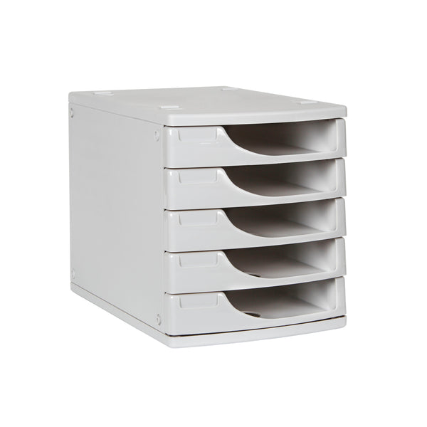 metro 3475 desktop filing drawers a4 5d grey