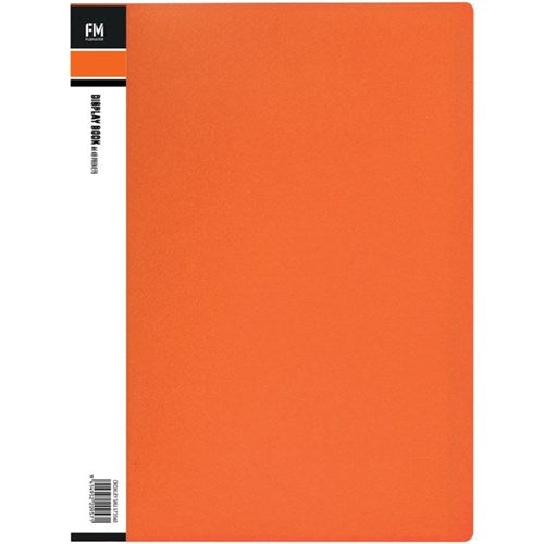 fm a4 4 pocket folder with refill pad#Colour_ORANGE