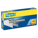 rapid staples 26/6mm box of 5000