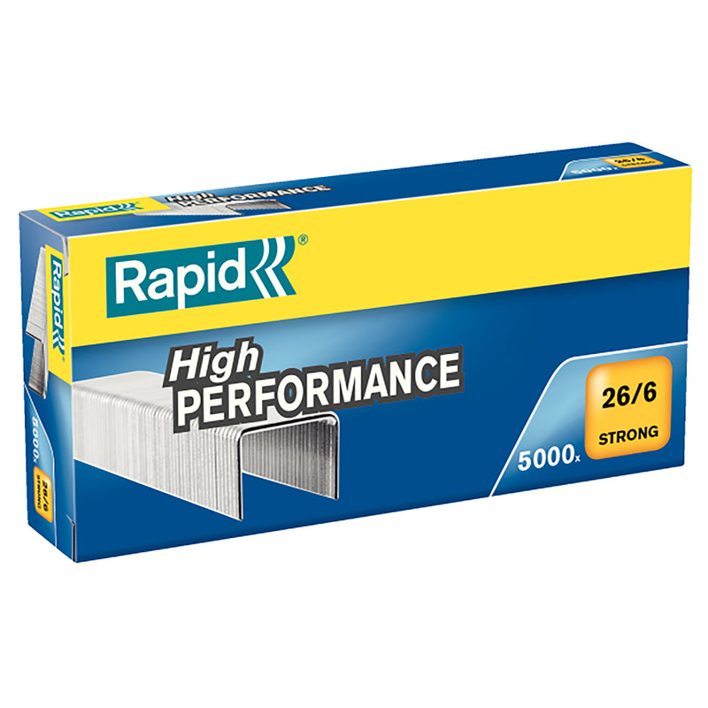 rapid staples 26/6mm box of 5000