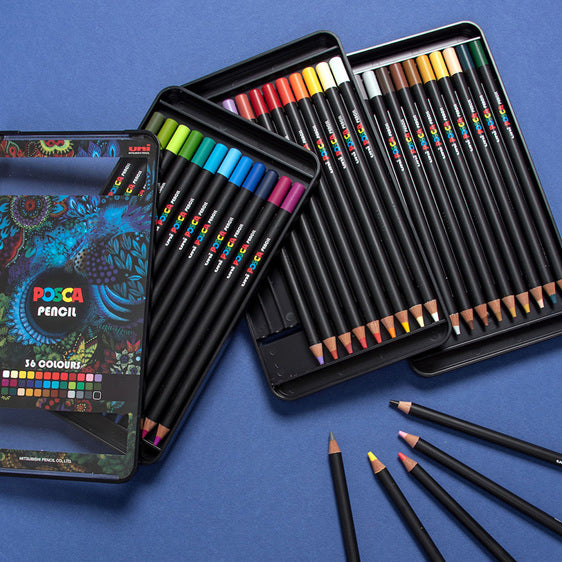 Uni Posca Pencils Assorted Set Of 36