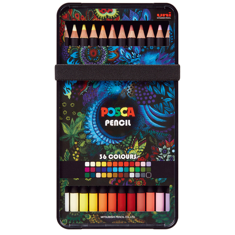 Uni Posca Pencils Assorted Set Of 36