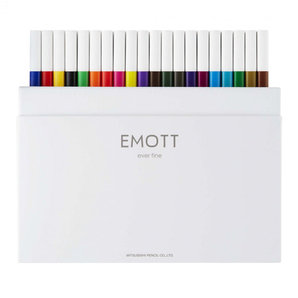 Uni Emott Everfine Art Fineliners 0.4mm Assorted 40 Pack