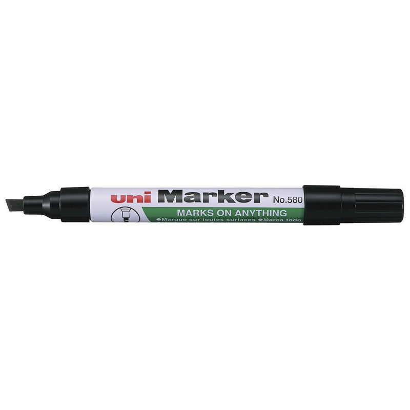 Uni Permanent Chisel Tip Marker 580