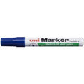 Uni Permanent Chisel Tip Marker 580#Colour_BLUE