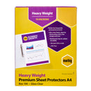 marbig® sheet protectors heavyweight a4 pack of 100