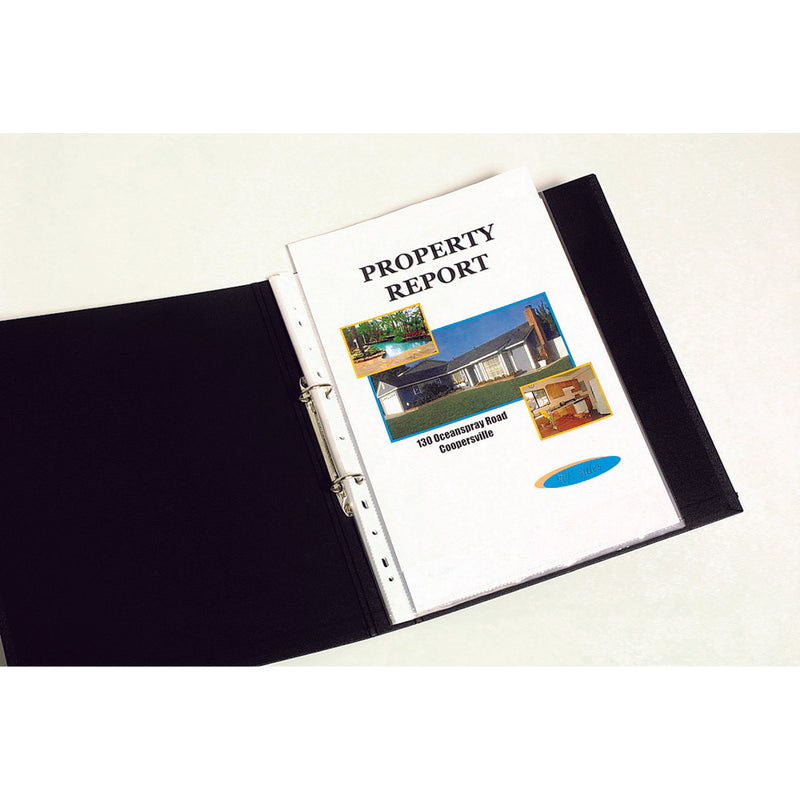 marbig® sheet protectors lightweight a4