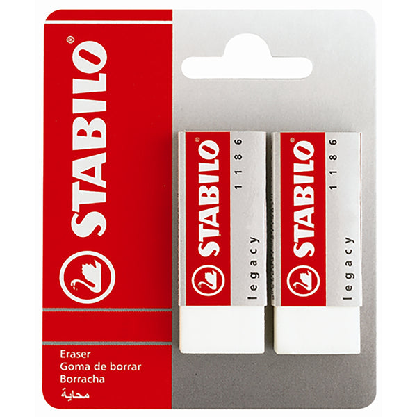 Stabilo Legacy Eraser Large Pack Of 2