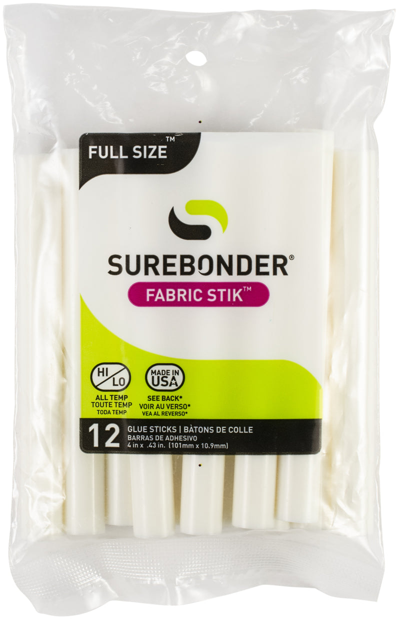 Surebonder Standard Fabric Glue Stik 4" Pack Of 12