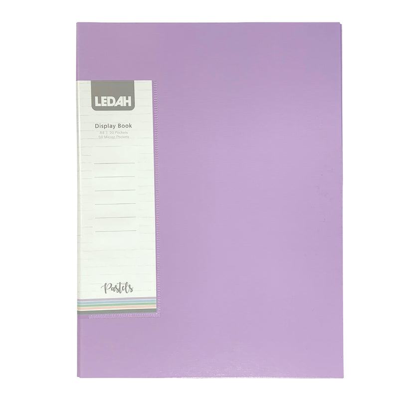 Ledah Pastels Display Book A4 20 Pocket