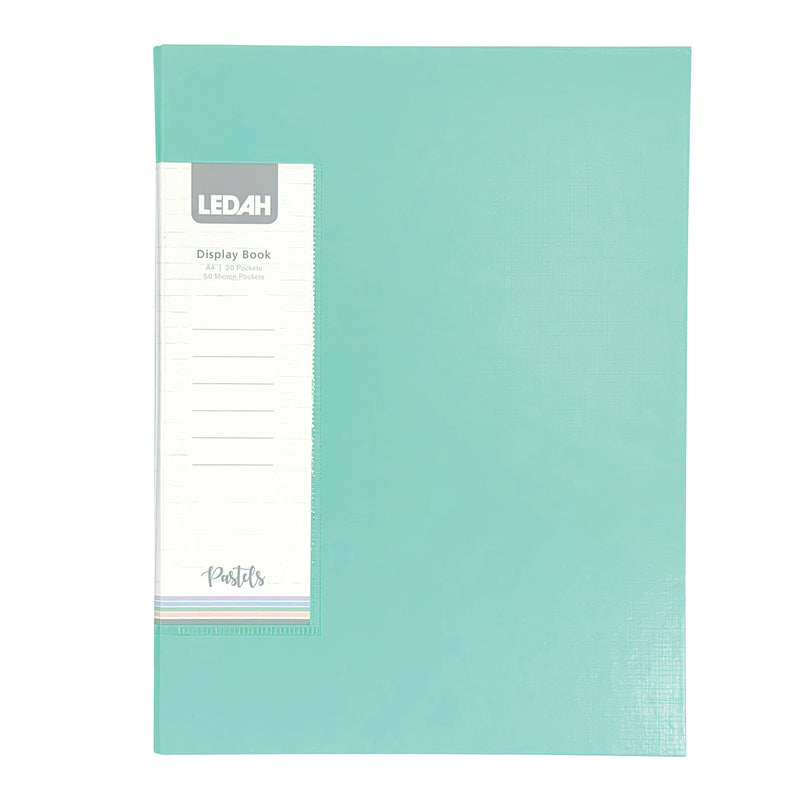 Ledah Pastels Display Book A4 20 Pocket