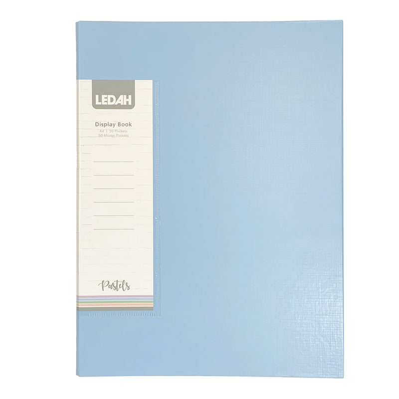 Ledah Pastels Display Book A4 20 Pocket